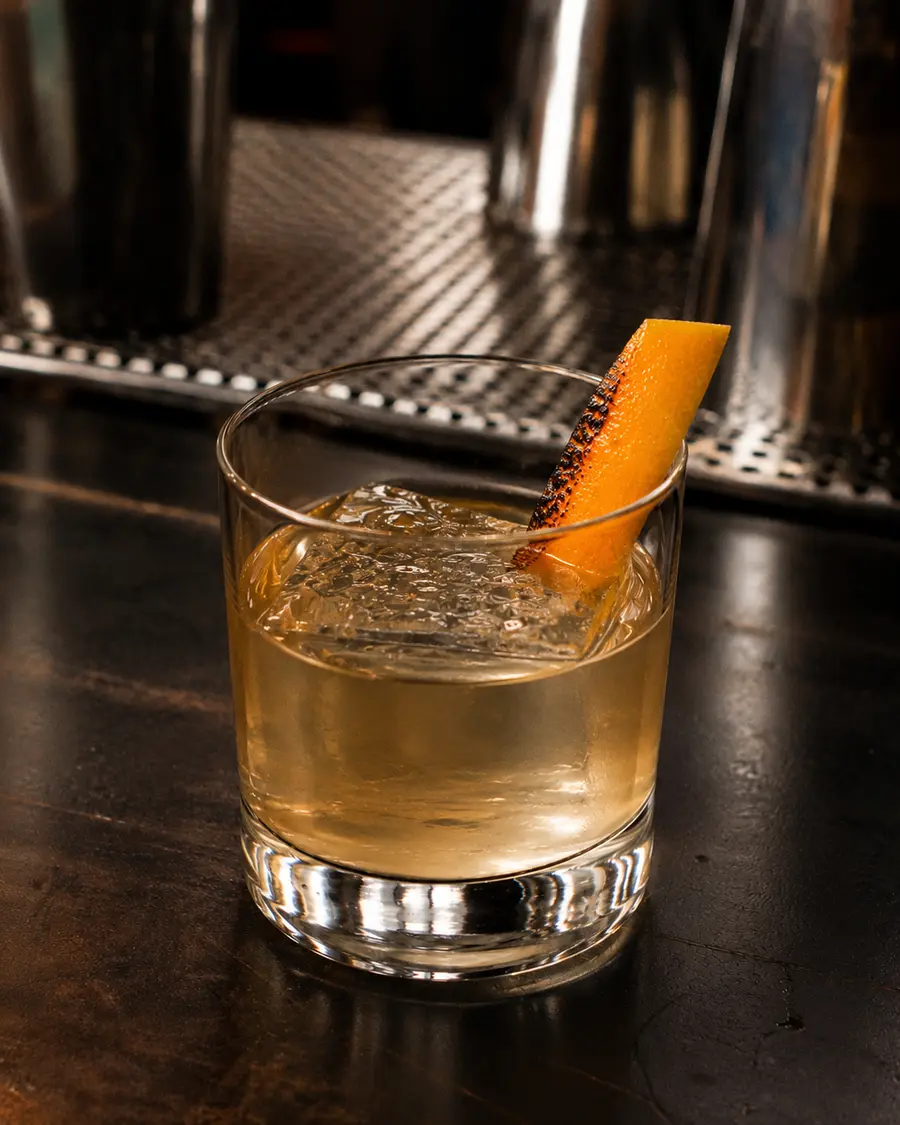 Gunpowder Gunsmoke Old Fashioned cocktail